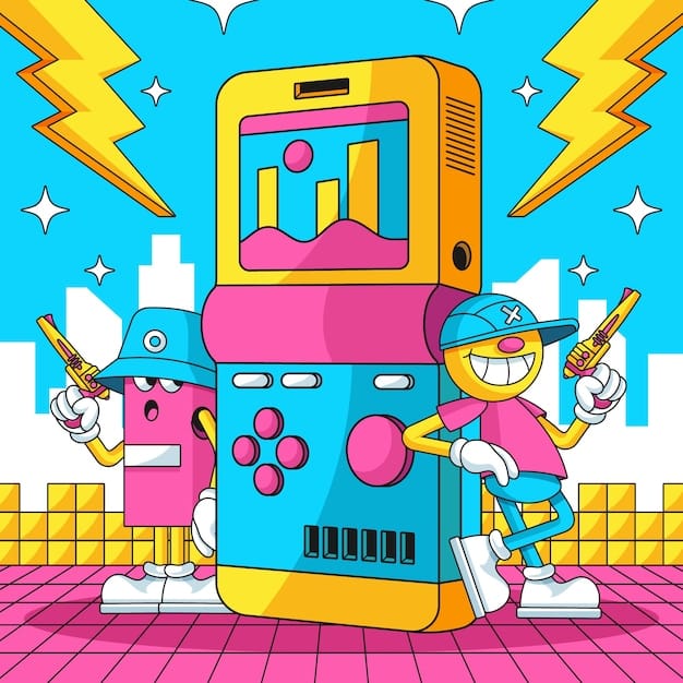 A vibrant digital illustration of several iconic Nintendo characters (Mario, Link, Pikachu) gathered around a futuristic gaming device, symbolizing a new era of Nintendo gaming.