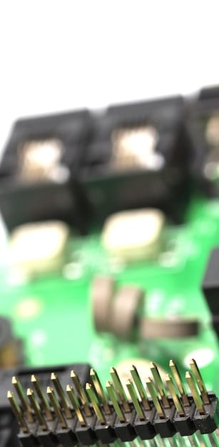 A close-up of installed RAM modules in a computer, focusing on their labels and technical specifications. The motherboard and other components are visible in the background, showing the RAM's placement within the system.