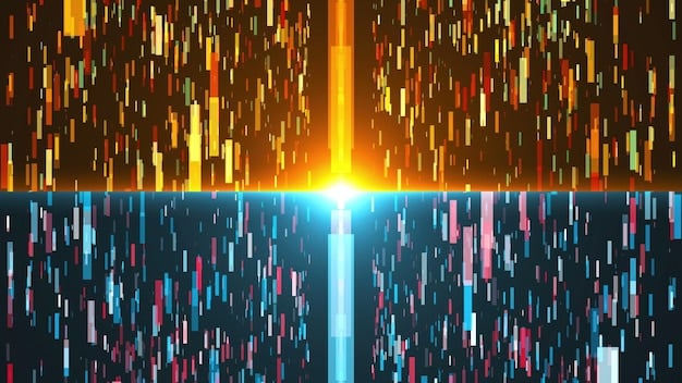 A split screen showing a rushed, glitchy AAA game on one side and a polished, innovative indie game on the other. The contrast highlights the quality differences that can arise when developers are pressured to release quickly.