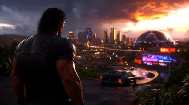 A screenshot from GTA IV's 