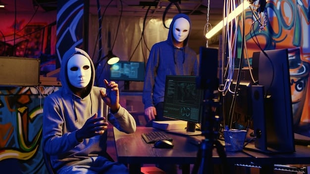 Digital render of different heist team members in GTA 6, each with unique specializations: hacker, driver, heavy weapons expert, showcasing how each role contributes to a successful heist. Interface elements show skill trees and stats.