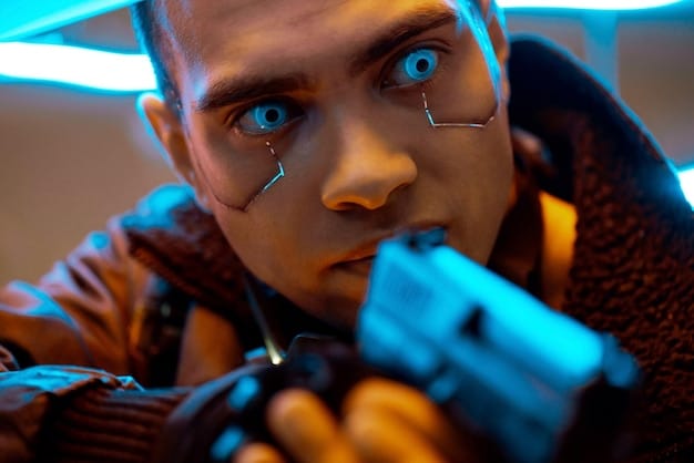 A close-up shot of the player character's hands during a weapon reload animation in GTA 6. The focus is on the intricate details of the weapon and the swift, precise movements of the character. Lighting highlights the metallic textures of the gun and the character's focused expression.