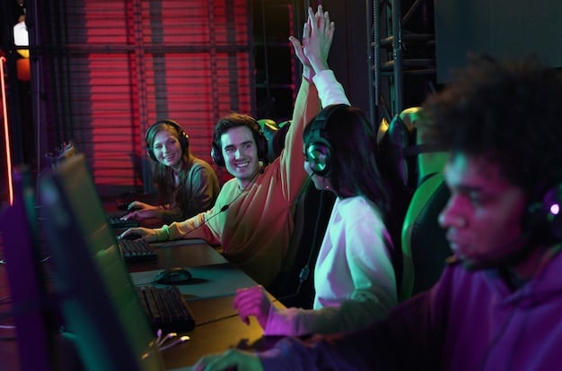 A gamer actively participating in an online forum on their PC, with Game Pass perk discussions highlighted, demonstrating community engagement.