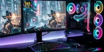 High-performance gaming PC setup displaying new PC game titles from January 2026